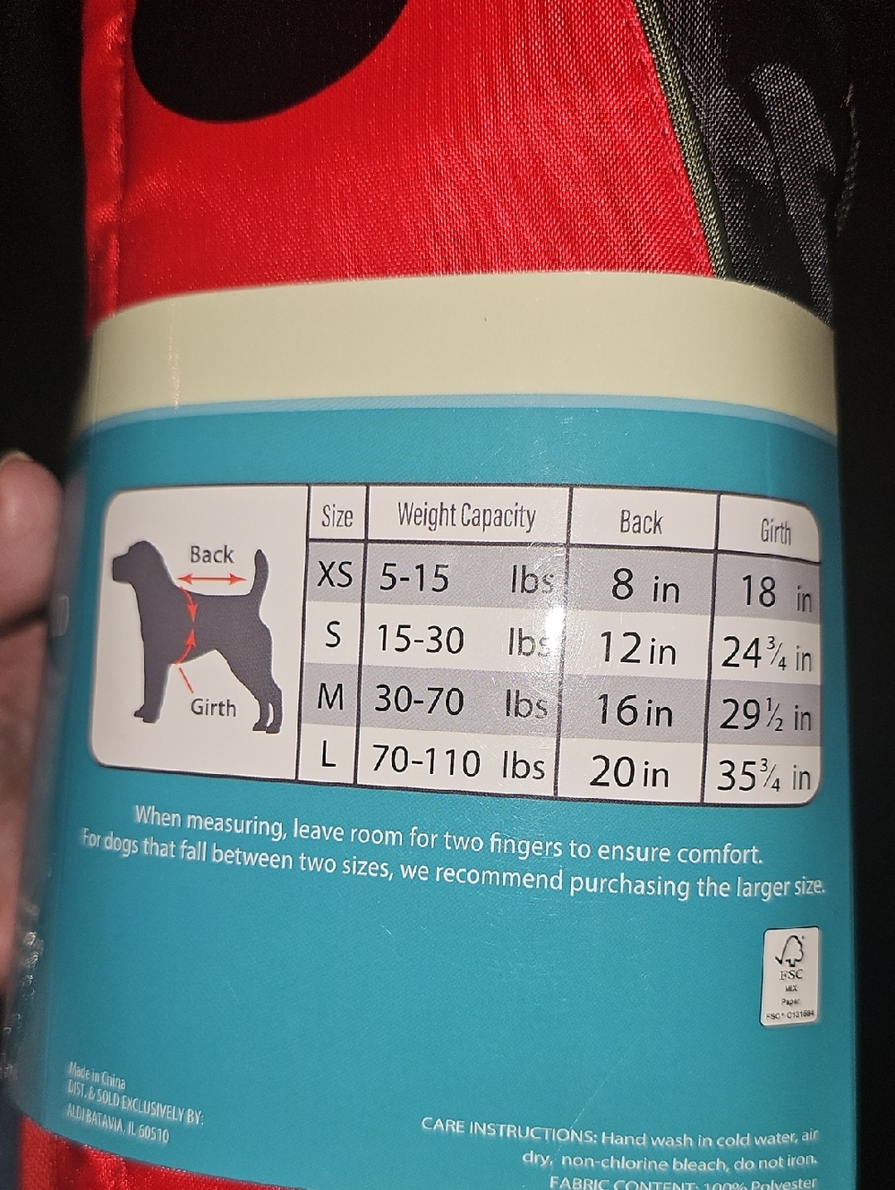 Heart To Tail Pet Flotation Aid - Picture 4 of 5